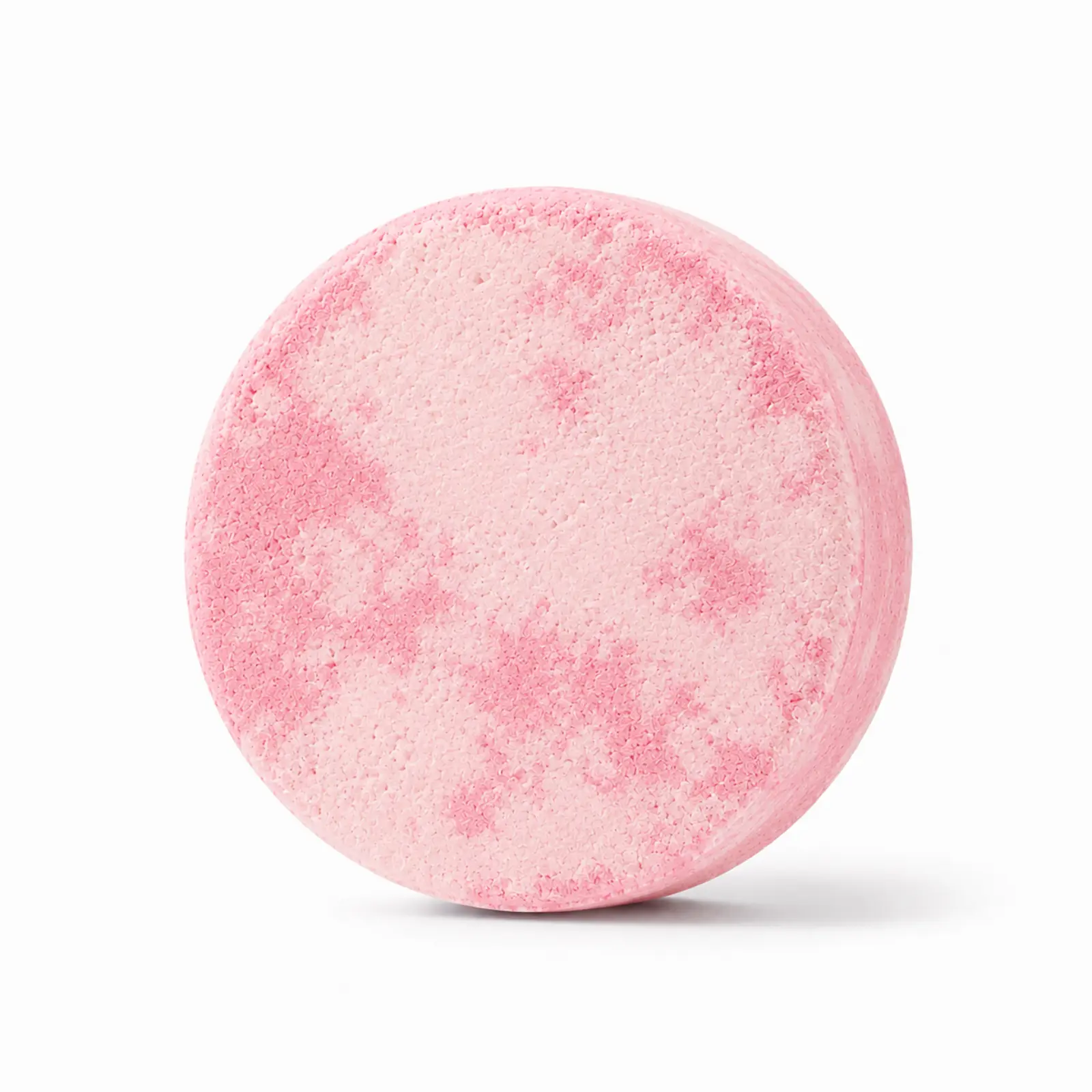 Holy Fizz Cherry Blossom Bloom shower steamer in pastel pink